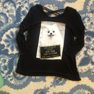 Justice Long Sleeve Tunic Girls Top